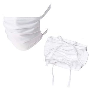 Tie-On 3-Layer Unisex Washable Fabric Face Mask